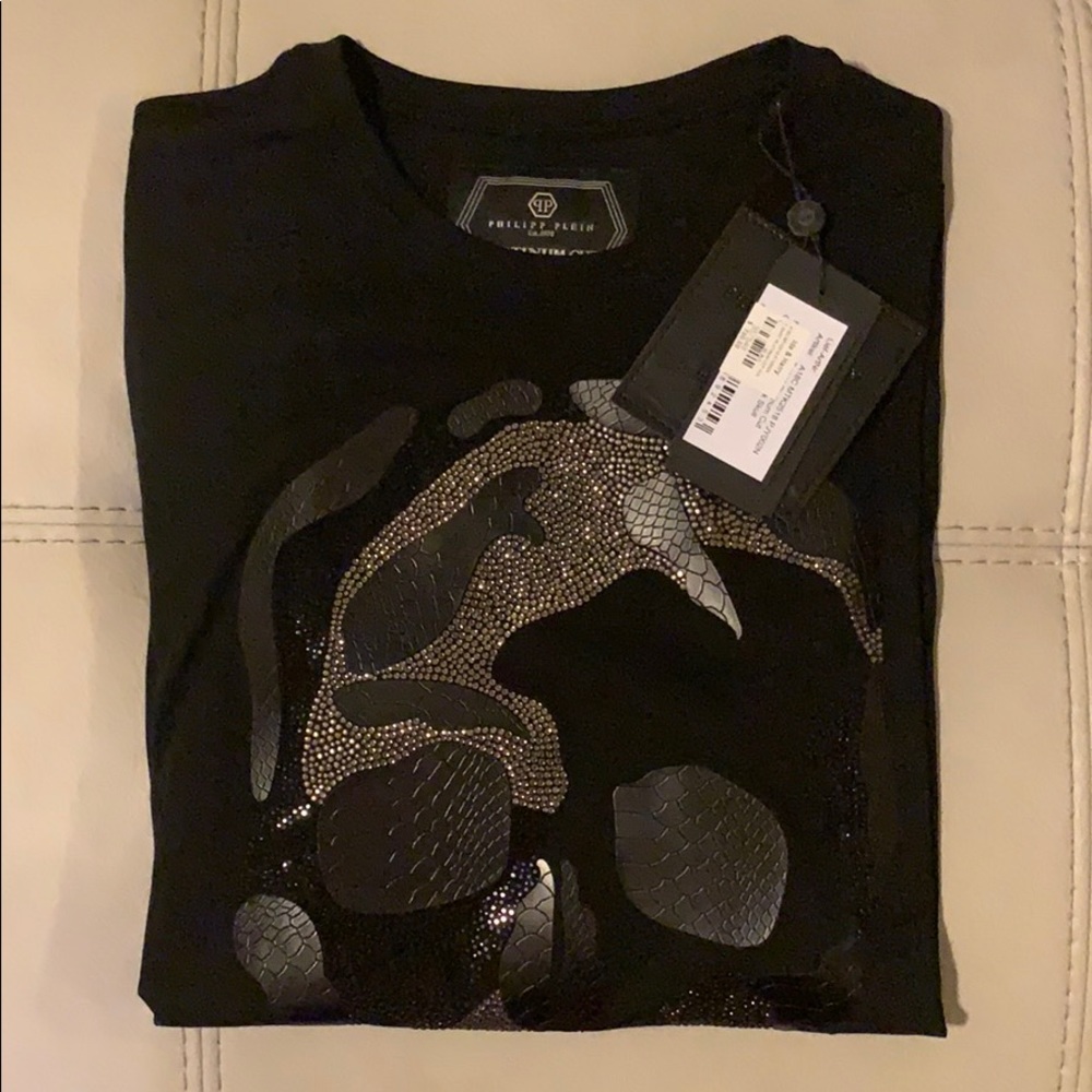 NEW! 2018 NEVER Worn Philip Plein Mens Black T